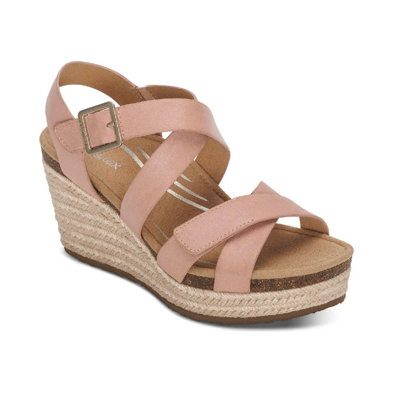 Luxury Casual Deals Aetrex Anna Women's Sandal - Rose