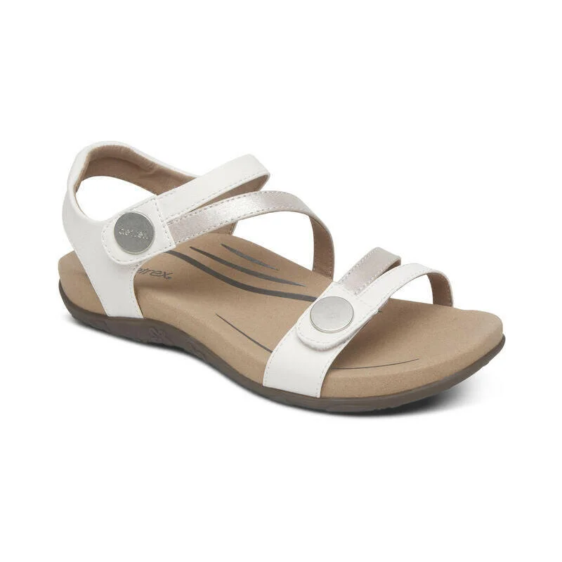 Comfortable Office Shoes Aetrex Jess - White