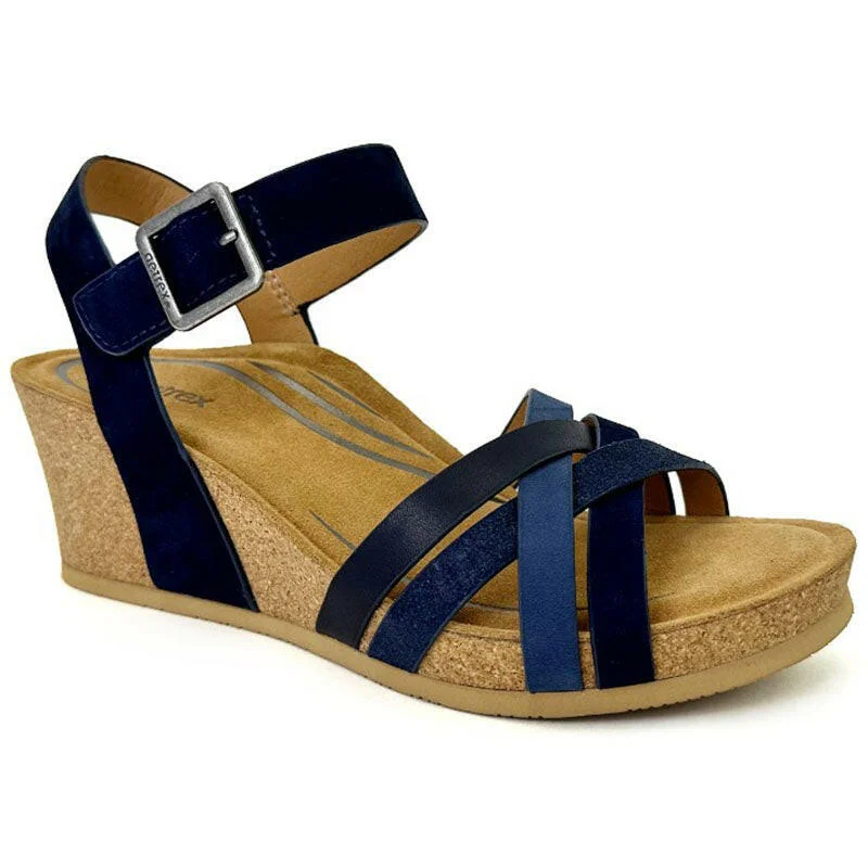 Urban Fashion Footwear Aetrex Noelle - Navy