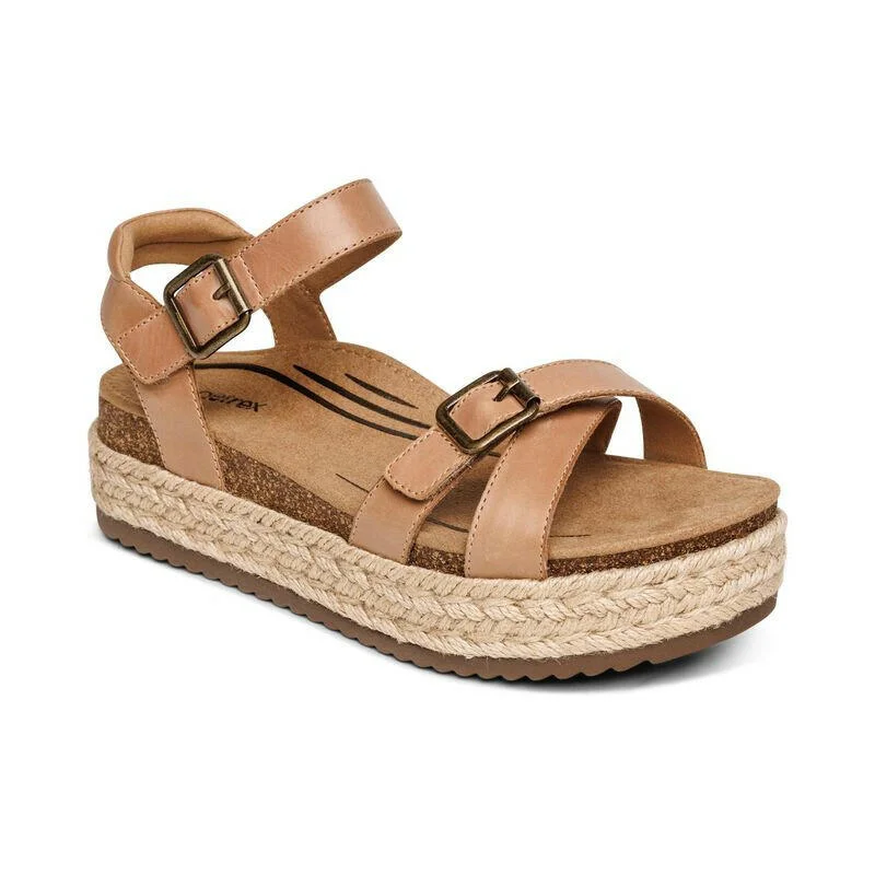 Stay Ahead In Style Aetrex Paula - Camel
