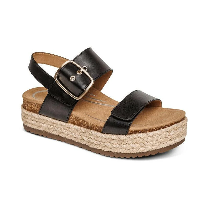 Trendy Threads Aetrex Vania - Black