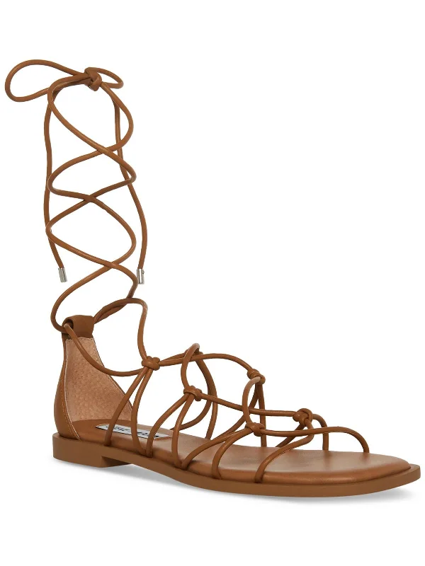 Trendy Boots Discount AINSLEY Womens Warm Solid Strappy Sandals