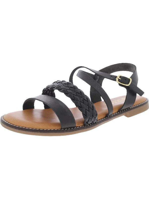 Comfortable Flats Sale Ala Italy Womens Leather Strappy Slingback Sandals