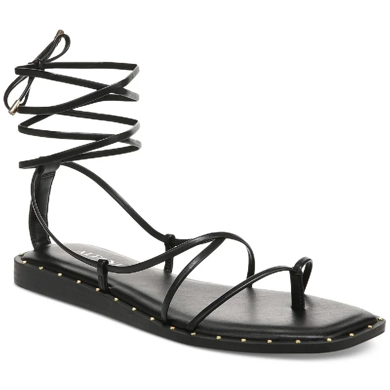 Relaxed Style Deals Alfani Womens Novaraa Faux Leather Thong Gladiator Sandals