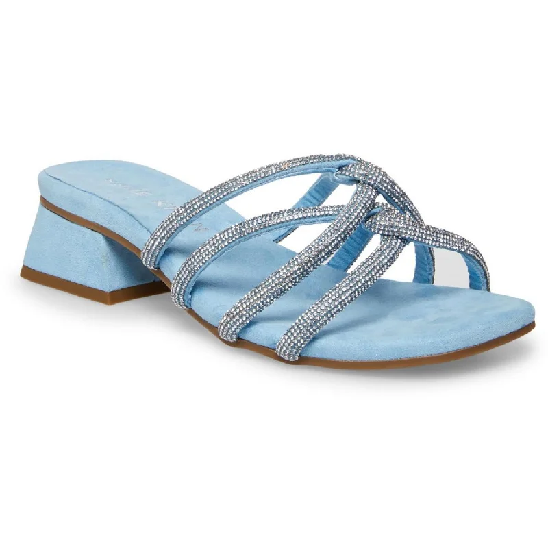 Slip-On Shoes Promotion Anne Klein Womens Nikole Glitter Slide Sandals