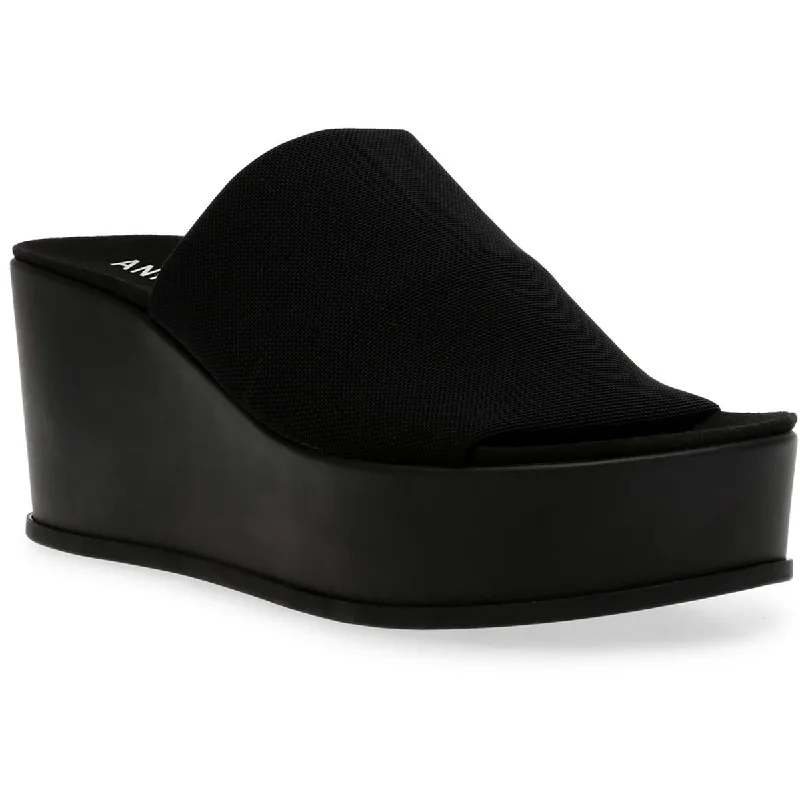 Discover Now Anne Klein Womens VENTI Almond toe Casual Wedge Sandals