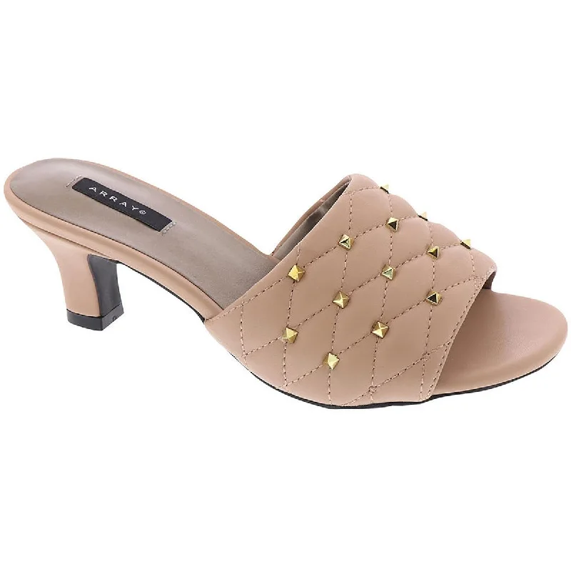 Effortless Style, Endless Impact Array Womens Celeste Slip On Slides Heels