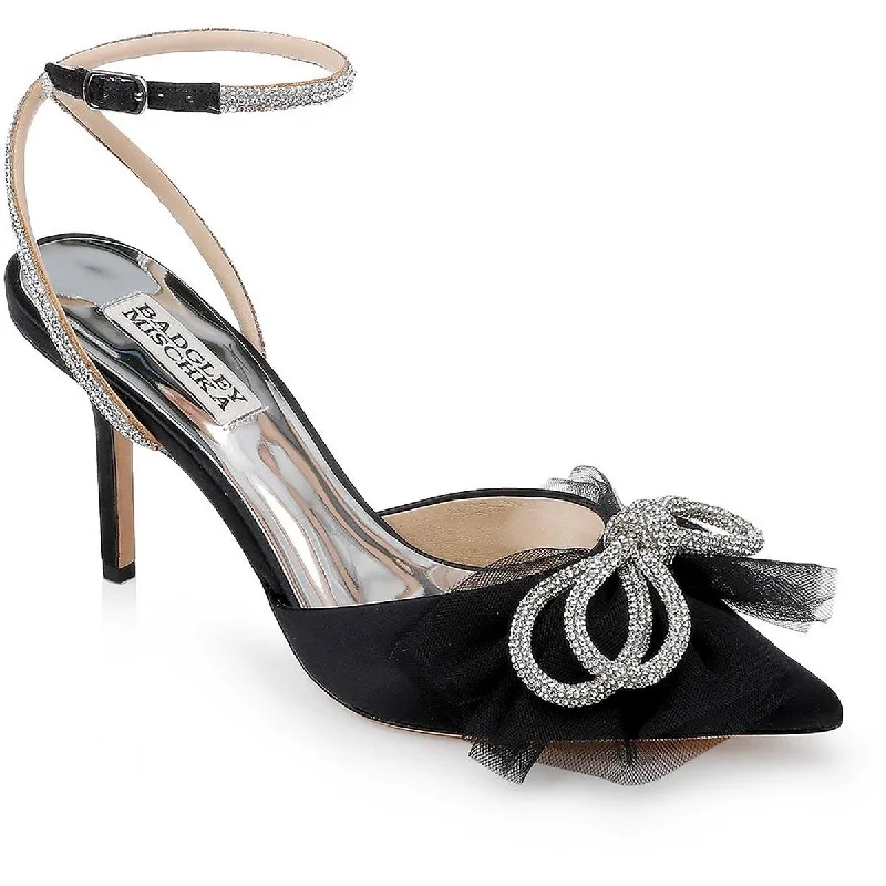 Comfortable Breathable Running Shoes Badgley Mischka Womens Sacred Embellished Dressy Heels
