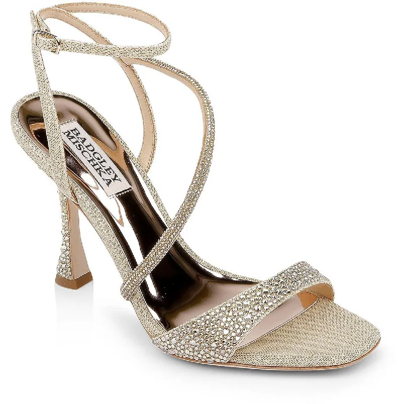 Versatile Shoes Promotion Badgley Mischka Womens Sally  Buckle Open Toe Heels