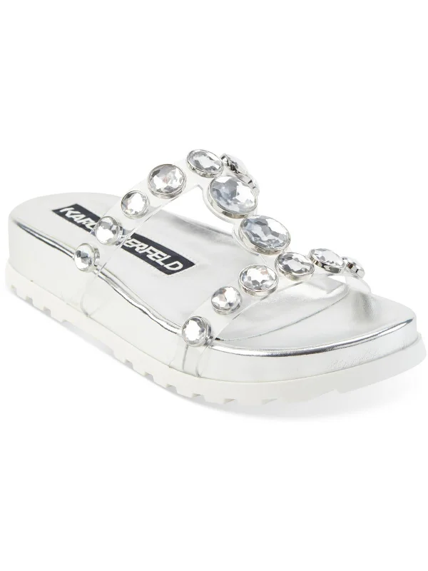 Limited Time Belinda  Womens Dressy Slip On Slide Sandals