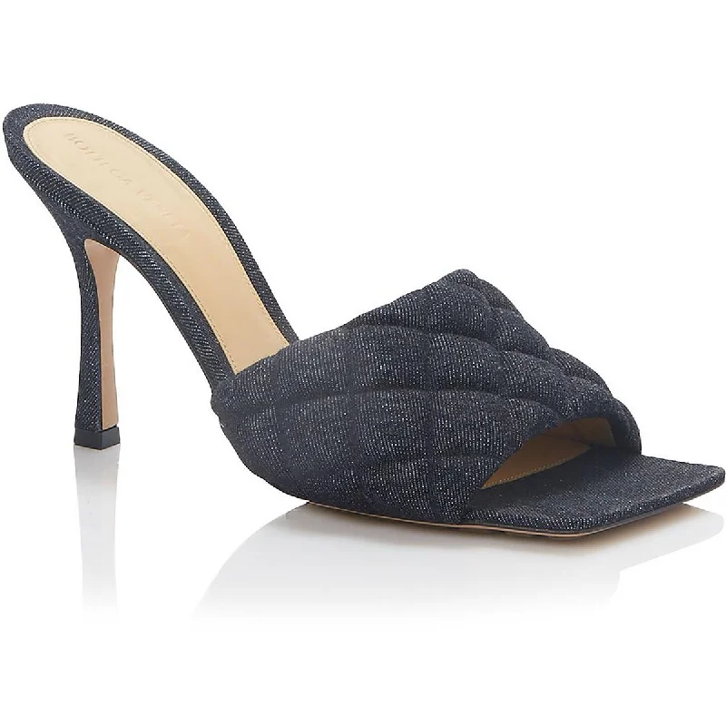 Must-Have Style Discounts Bottega Veneta Womens Denim Siletto Heels