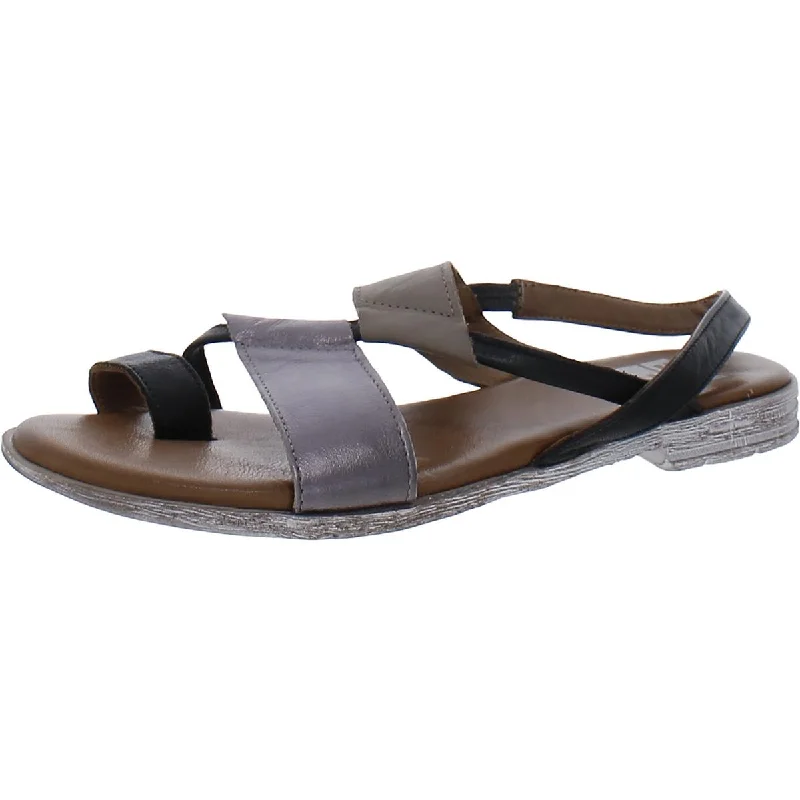 All-Day Comfort Shoes Sale Bueno Womens Yuki Leather Toe Loop Slide Sandals