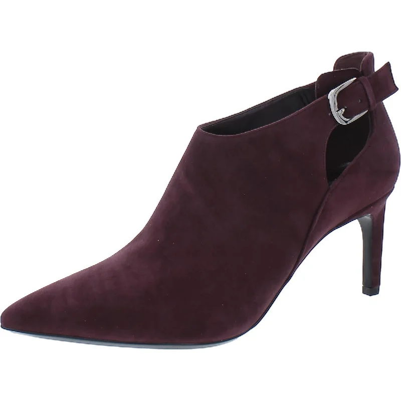 Budget Friendly Calvin Klein Womens Shelby Faux Suede Cushioned Footbed Pumps