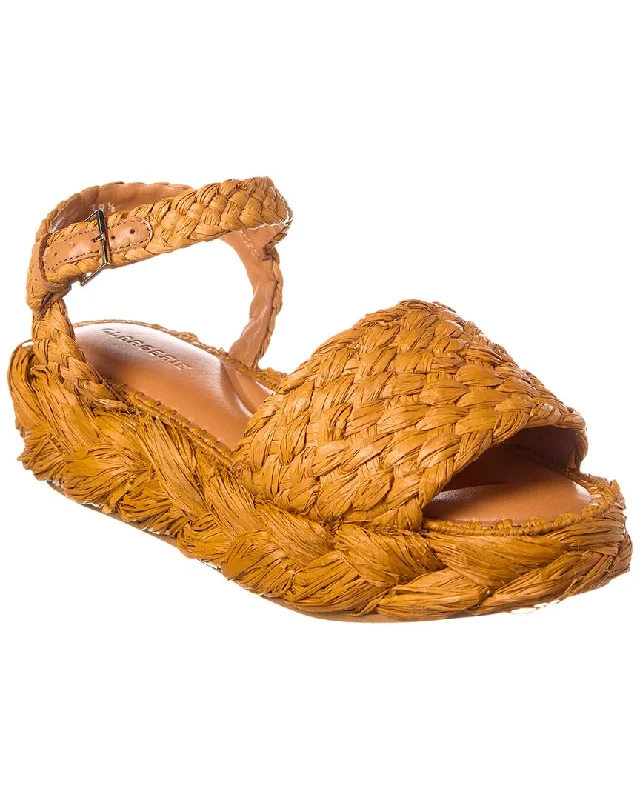 Limited Time Deal Clergerie Annie Raffia Platform Sandal