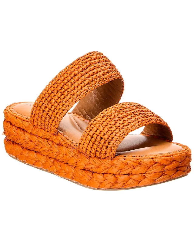 Sale Event, Prices Rock Clergerie Arlene Raffia Platform Sandal