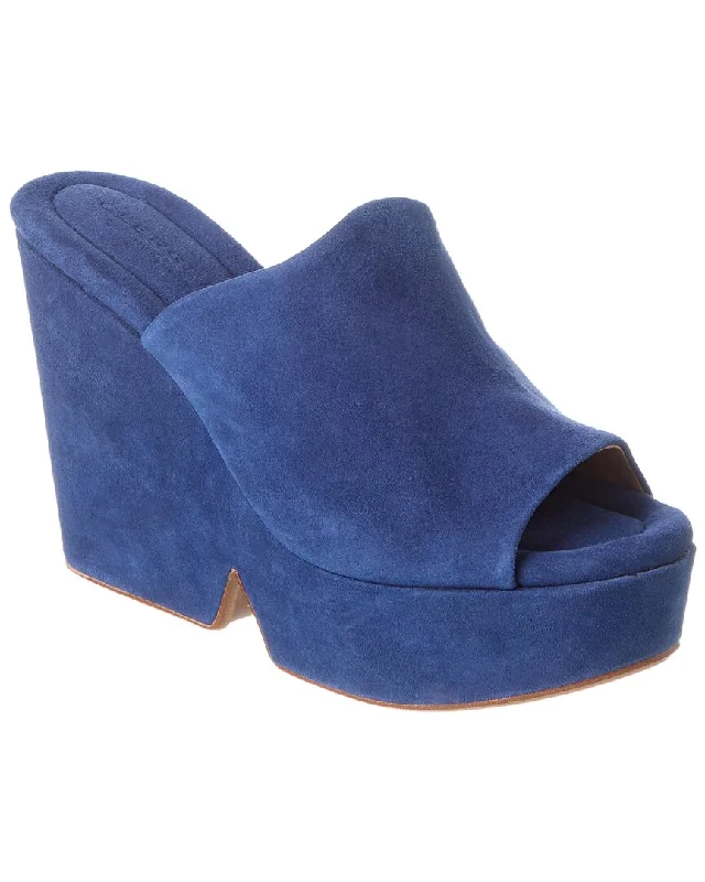 Shop Sales Clergerie Dolcy9 Suede Platform Sandal
