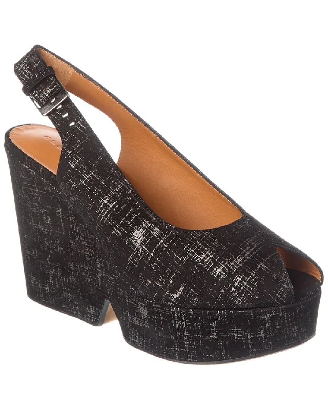 Catch Every Fashion Trend Clergerie Dylan 4 Suede Slingback Sandal