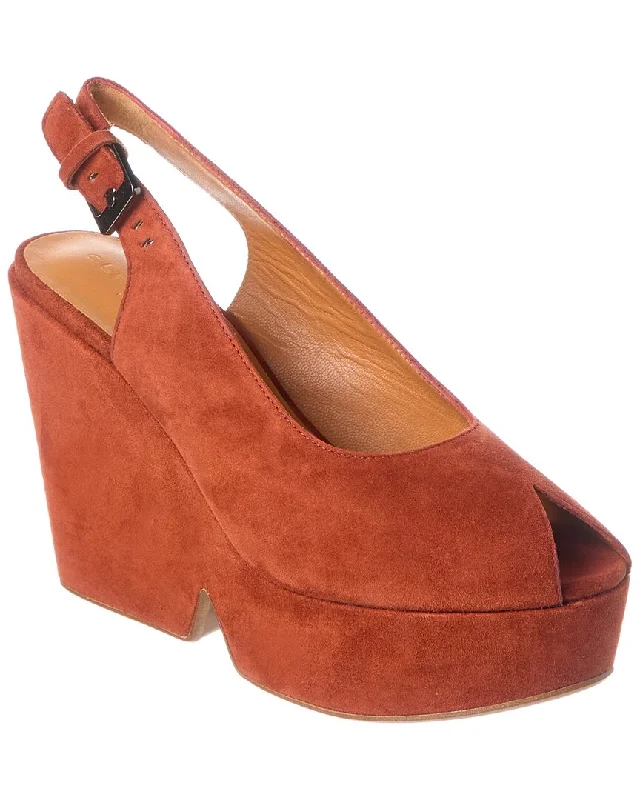 Shop The Hottest Deals Clergerie Dylan 4 Suede Slingback Sandal