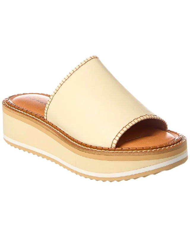 Holiday Glam Clergerie Fastsp Leather Platform Sandal