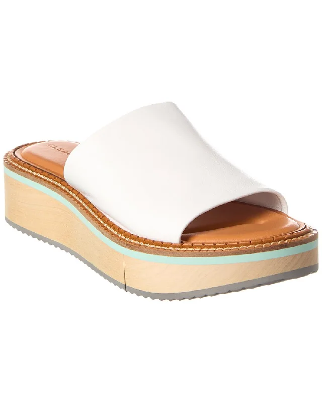 All-Season Shoes Deal Clergerie Fastw Leather Platform Sandal