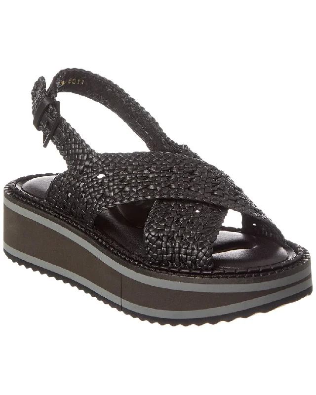 Fashion Forward Femininity Clergerie Fritz Raffia Platform Sandal