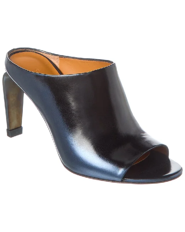 Designer Shoes Clearance Clergerie Maeva Leather Sandal