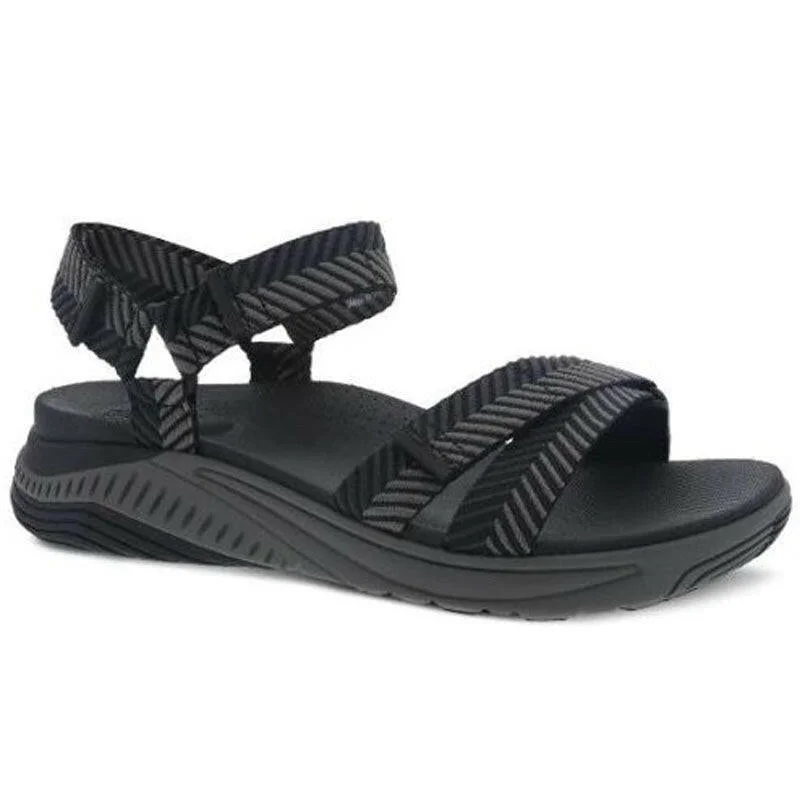 Affordable Women's Shoes Dansko Racquel - Black Herringbone Webbing