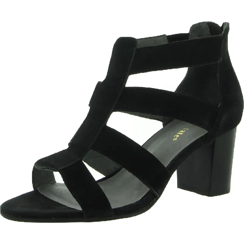 Slip-Resistant Footwear Promotion David Tate Womens Francis Suede Caged Heels