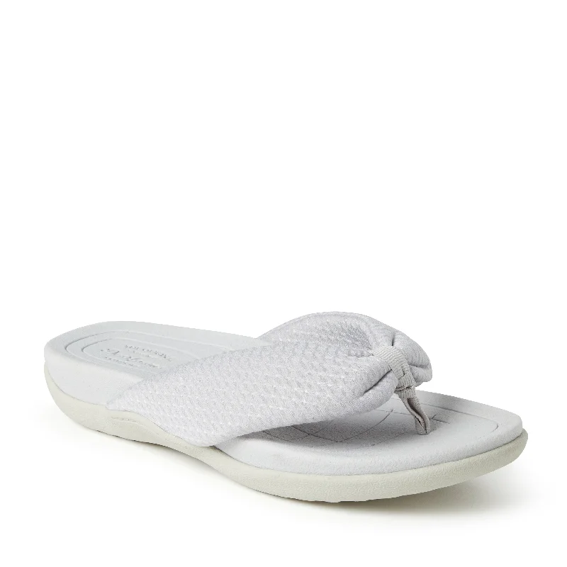 Sophisticated Style Offers Dearfoams Women's Low Foam Thong Sandal