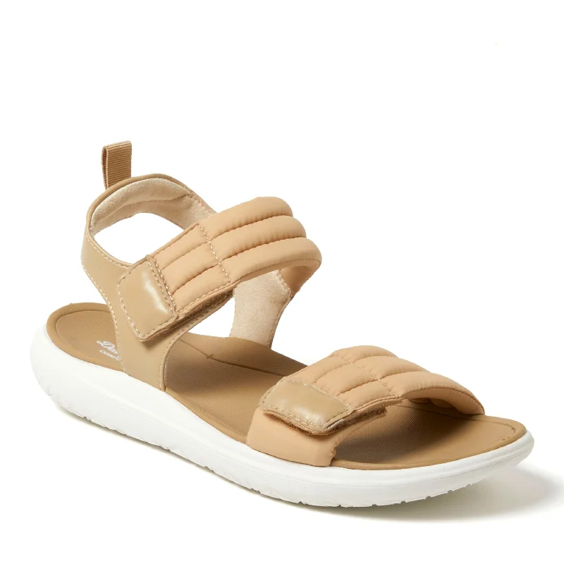 Find Your Unique Flair Dearfoams Women's Thea Quarter Strap Sandal