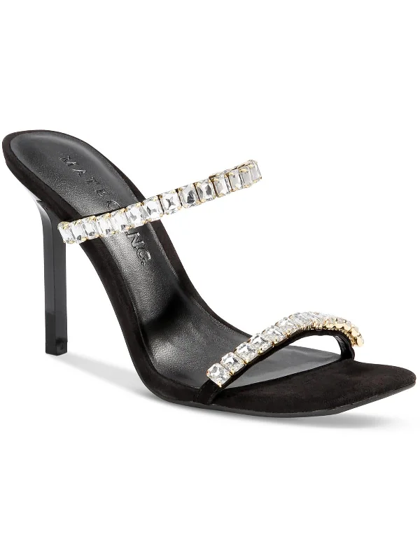 Contemporary Casual Footwear Diana Sapphire Womens Slip On Dressy Heels