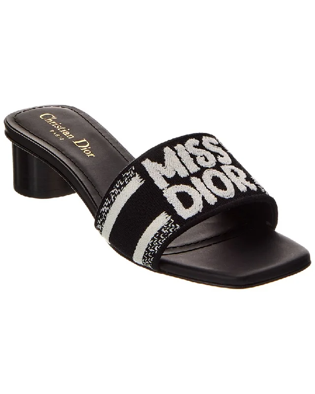 Everyday Shoes Promotion Dior DWay Canvas & Leather Sandal