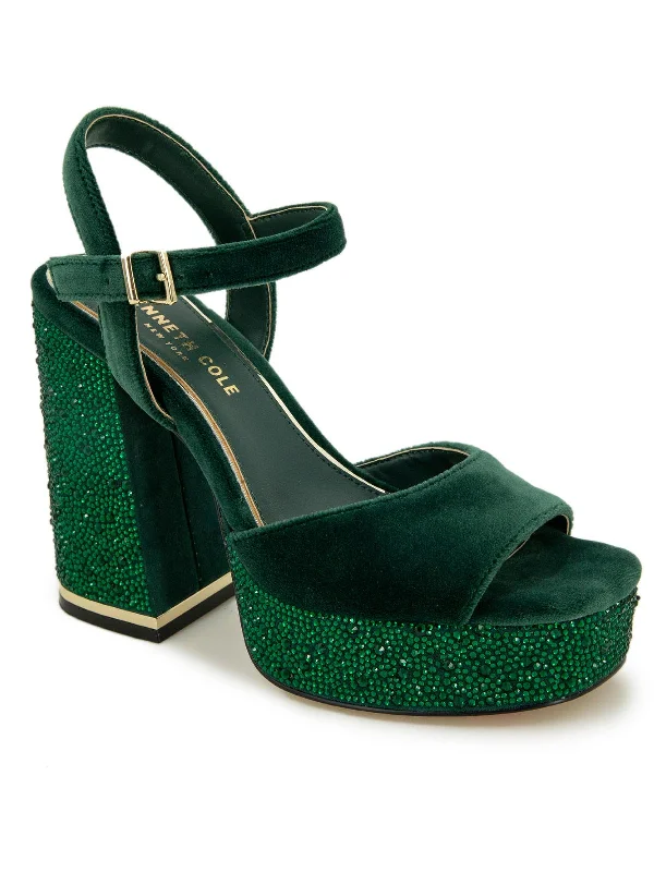 Weekend Exclusive Dolly Crystal Womens Evening Pump Heels