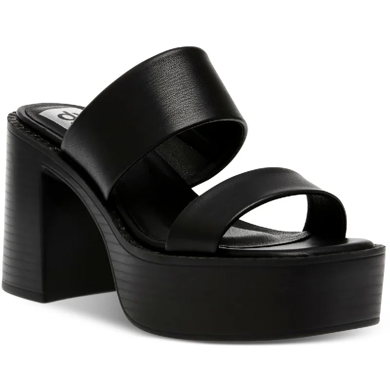 Chic Trend Collection DV By Dolce Vita Womens Zillee Faux Leather Slip-On Platform Sandals
