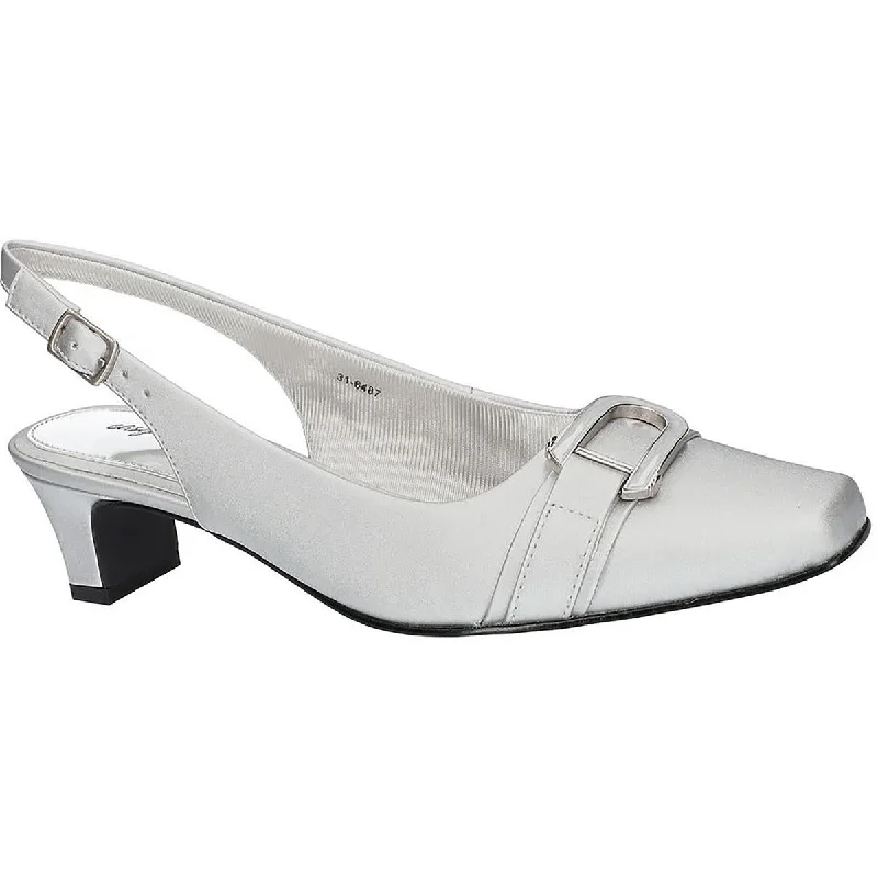 Cool Prices Easy Street Womens Connie  Square Toe Patent Heels