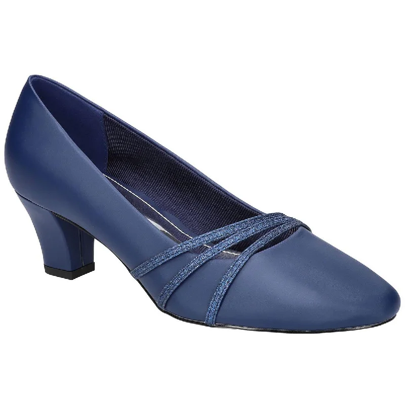 Limited Time Flash Sale Easy Street Womens Cristiny Satin Glitter Pumps