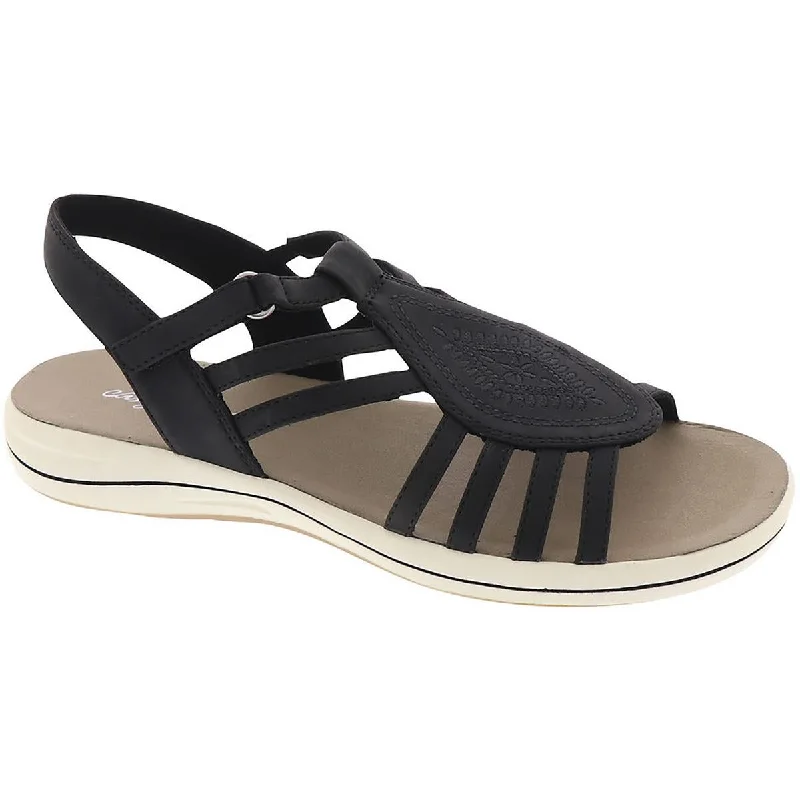 Classic Elegance Sales Easy Street Womens Gemi  Faux Leather Open Toe Gladiator Sandals