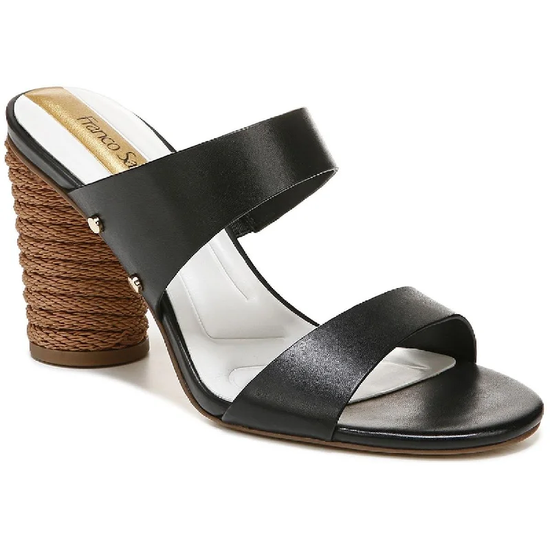 Holiday Attire Sale Franco Sarto Womens Olas Leather Slide Heels