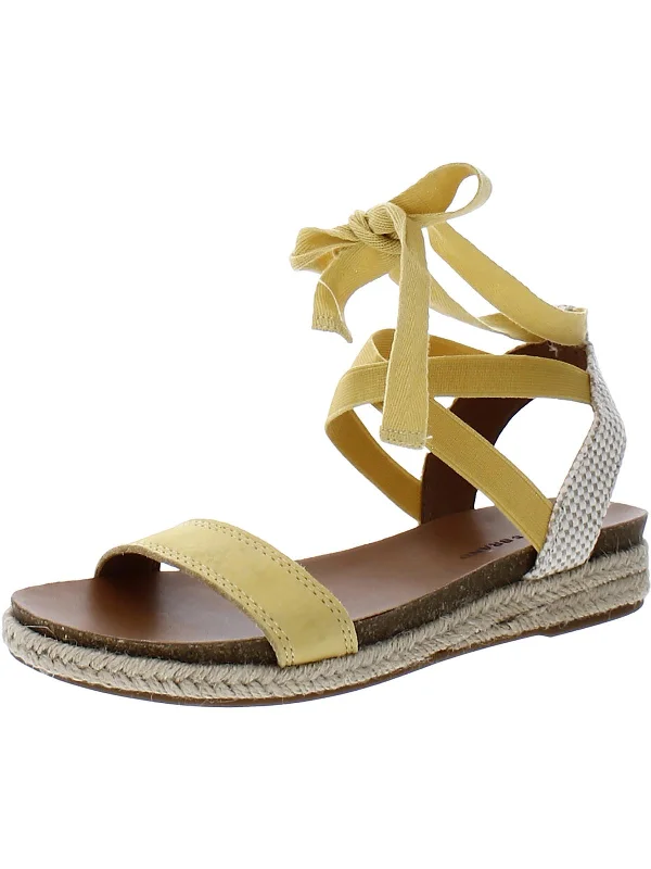 Classic Modern Offers Gennay Womens flat Ankle Strap Espadrilles