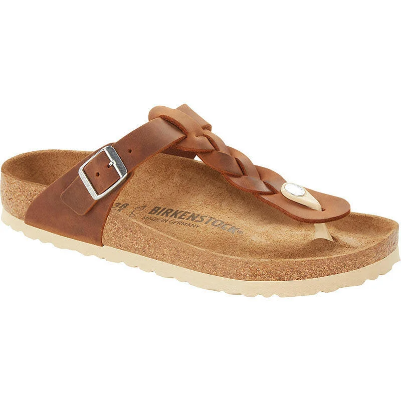 Street Chic Discounts Birkenstock Gizeh Braid - Cognac