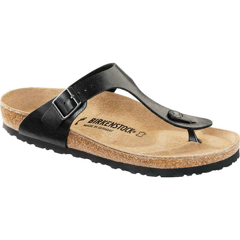 Women's Designer Boots Birkenstock Gizeh - Graceful Black Licorice