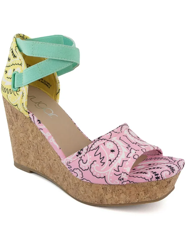 Women's Bold Fashion Shoes Harlow Womens Padded Insole Wedge Sandals
