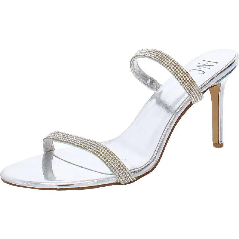 Non-Slip Shoes Offers INC Womens Lucena Embellished Slip On Dress Sandals