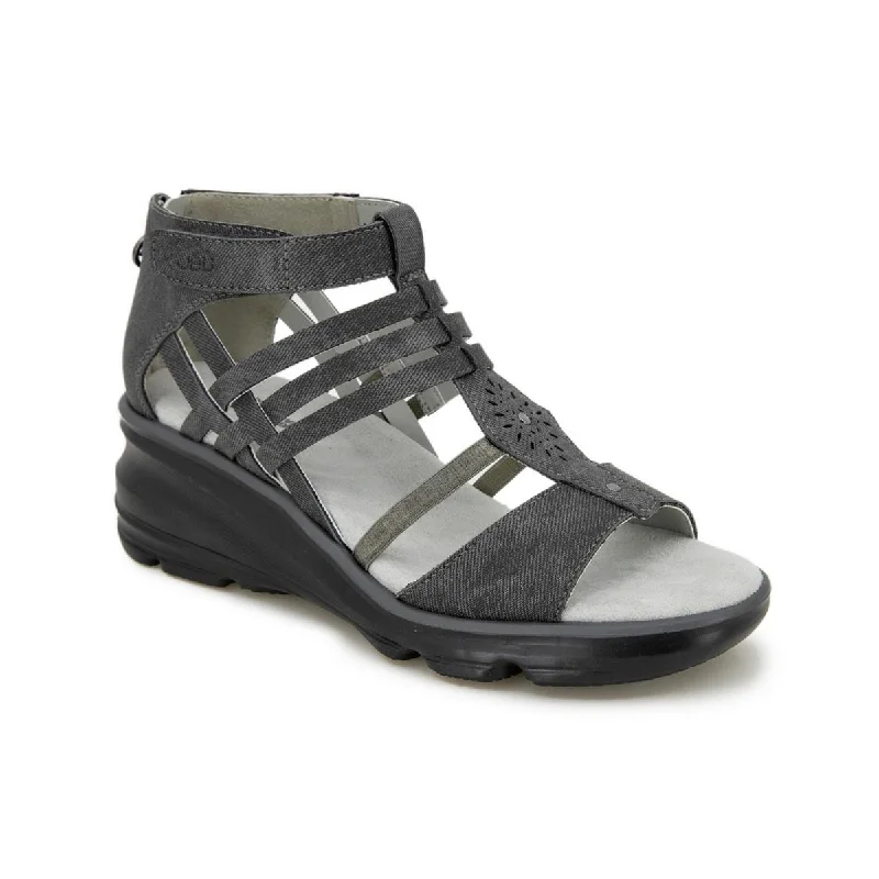 Latest Trends JBU by Jambu Womens Orchid Leather Embellished Ankle Strap