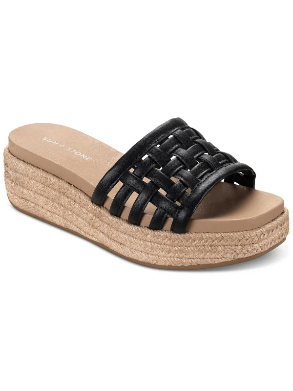 Premium Boots Discounts JORDANAA Womens Square toe Manmade Espadrilles