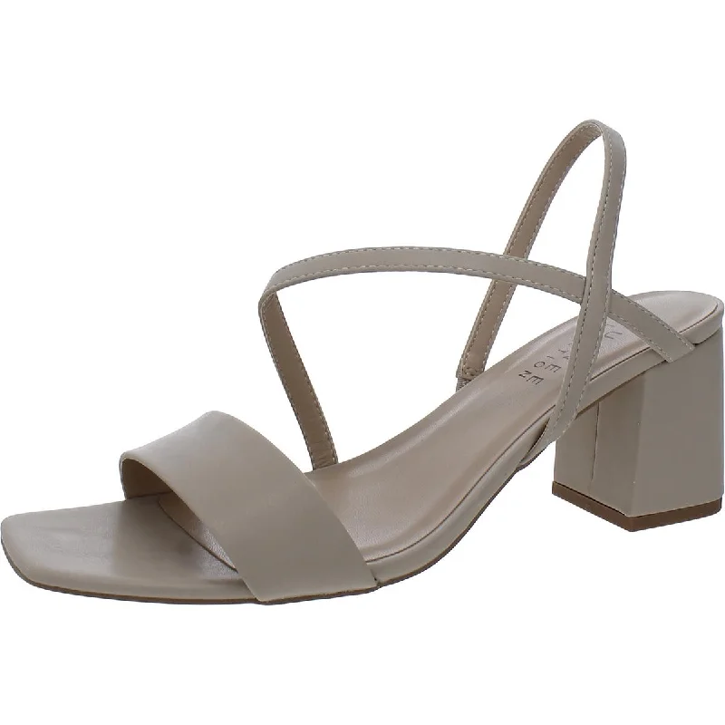 Comfortable Women's Shoes Journee Collection Womens Faux Leather Block Heels