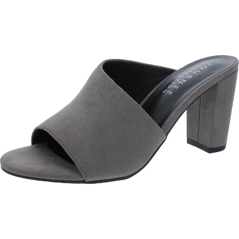 Everyday Fashion Shoes Journee Collection Womens Faux Suede Slip On Heels