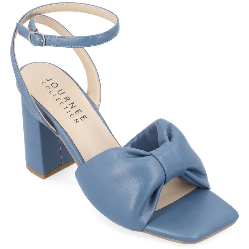 Sale Clearance Journee Collection Womens Lottey Faux Leather Buckle Ankle Strap