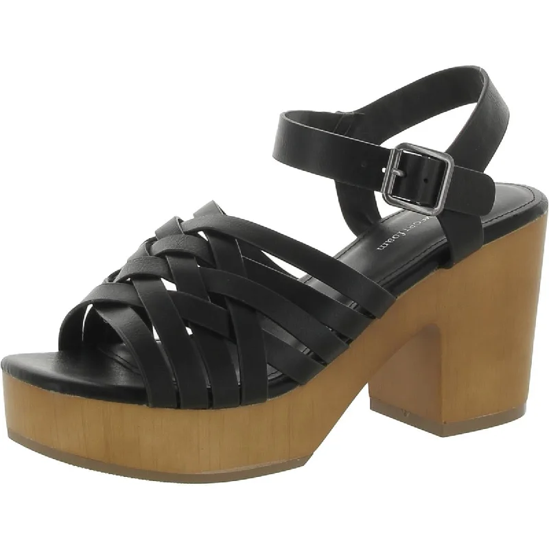 Comfortable Outdoor Shoes Journee Collection Womens Square toe Ankle strap Block Heel Comfortable Outdoor Shoes Journee Collection Womens Square toe Ankle strap Block Heel