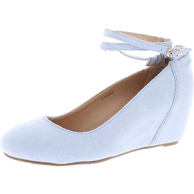 Unbeatable Deals Journee Collection Womens Tibby Faux Suede Closed Toe D'Orsay Heels